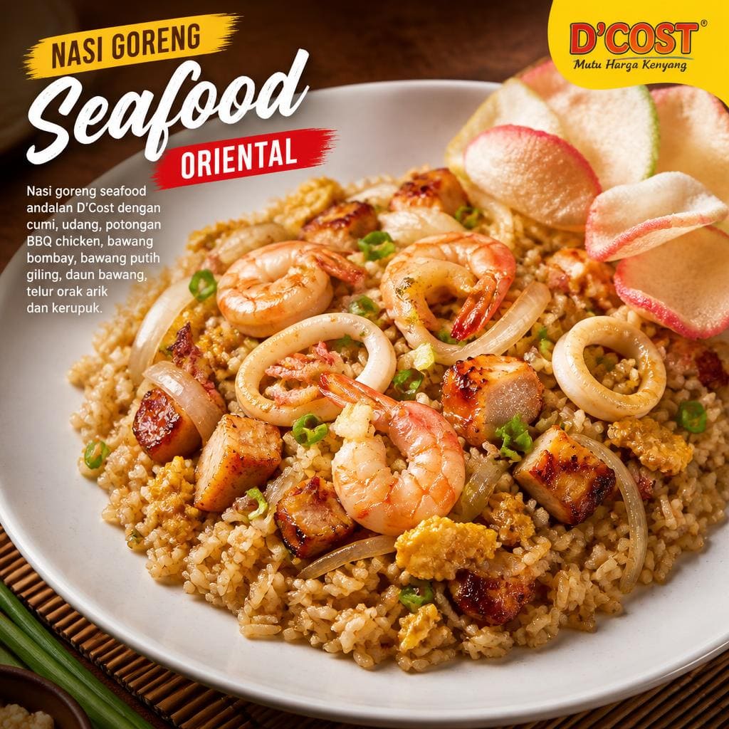 Nasi Goreng Seafood Oriental D’ Cost Seafood